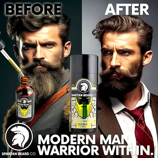 𝗦𝗣𝗔𝗥𝗧𝗔𝗡 𝗕𝗘𝗔𝗥𝗗™ Olejek (80% rabatu - pierwsze zamówienie)