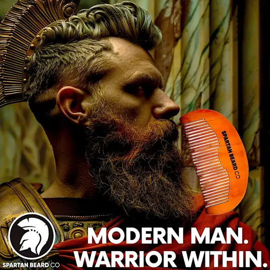 𝗦𝗣𝗔𝗥𝗧𝗔𝗡 𝗕𝗘𝗔𝗥𝗗™ Grzebień (70% RABATU - Pierwsze Zamówienie)